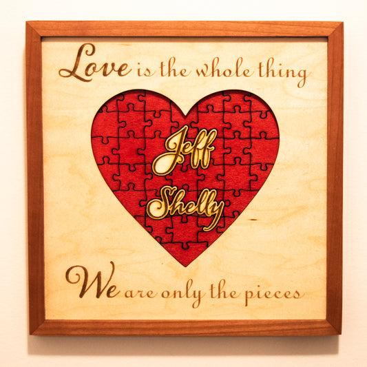 Wall Art, Wood, Love Pieces, Personalized